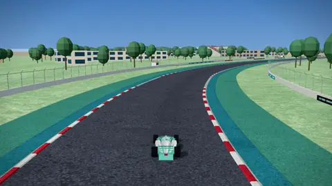 Szene aus unserer 3D-Wiedergabe: GP Italien 2026, Runde 50