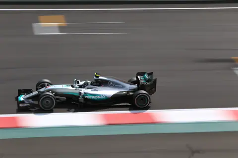 Nico Rosberg im Mercedes auf der Strecke in Mexiko-Stadt, 2016