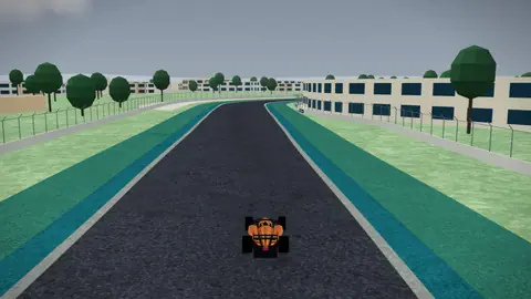 Szene aus unserer 3D-Wiedergabe: GP Australien 2025, Runde 44